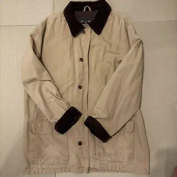 Eddie Bauer 베이지 스텐카라 코트 XL