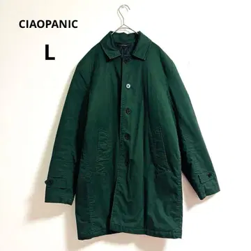 CIAOPANIC 차오패닉 다크 그린 스텐카라 코트 L 사이즈