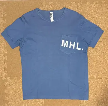 MHL. 블루 코튼 T셔츠
