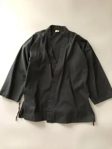 unknown 도복 자켓 블랙 레어 구제 의류 겉옷 스트릿 빈티지