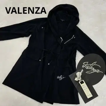 [새상품급] VALENZA 발렌자 큐빅 변형 모즈 코트 블랙