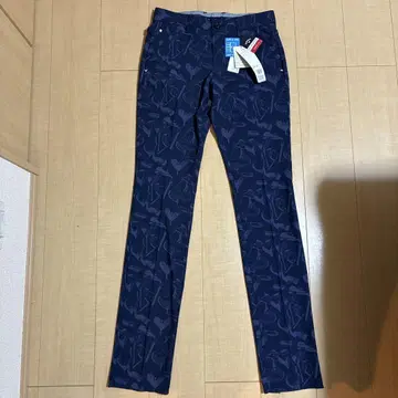 캘러웨이 새상품 팬츠 다크 네이비 패턴계 S