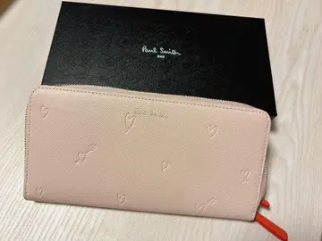 폴 스미스 핑크 하트 무늬 장지갑