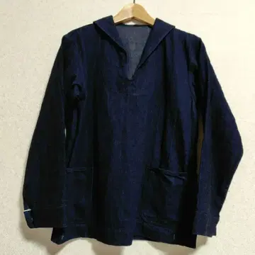 웨어하우스 밀리터리 데님 풀오버 자켓 사이즈 36