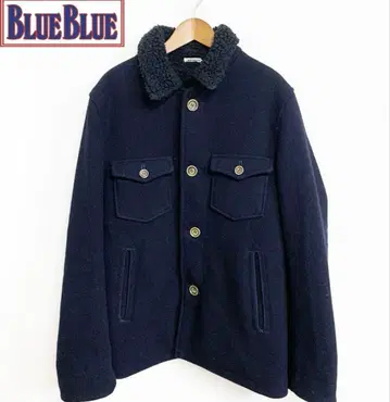 BLUE BLUE 울 자켓 사이즈 2 네이비