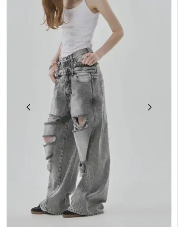 the toe LexingtonDouble Belt Denim Pants