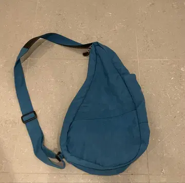 HEALTHY BACK BAG 텍스처드 나일론 S 카리브 블루