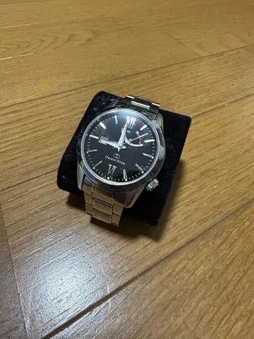 ORIENT STAR 블랙 다이얼 손목시계