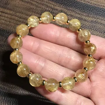 타이틴 루틸 디자인 팔찌 15.8cm