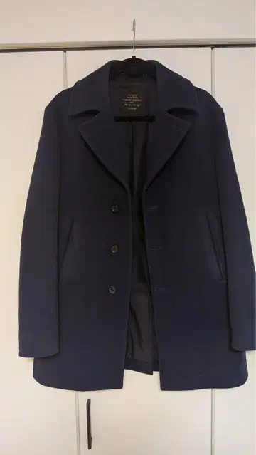 UNITED ARROWS 네이비 울 피코트