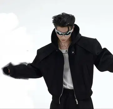 Argue Culture 집업 후드티 메탈 로고 숏 XL