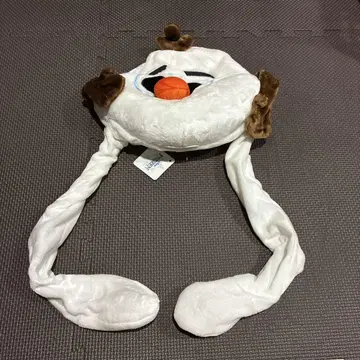 올라프 눈사람 인형옷 모자