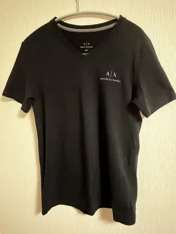 Armani Exchange V넥 T셔츠 XS 블랙