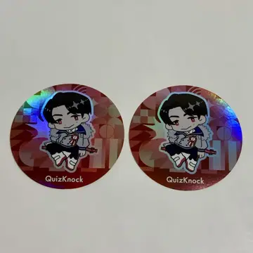 QuizKnock 이자와 타쿠시 홀로그램 스티커 세트
