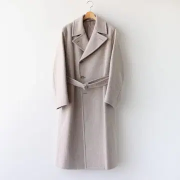 20aw LIGHT MELTON DOUBLE-BREASTED COAT