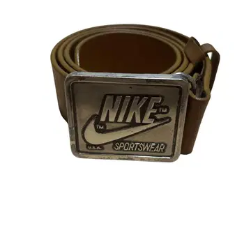 NIKE 스포츠 웨어 벨트 브라운