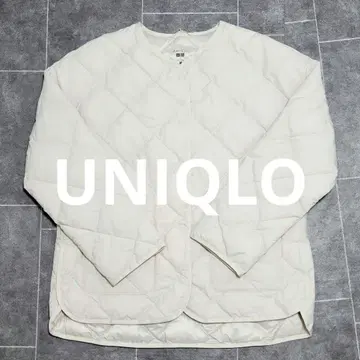 미사용 UNIQLO PUFFTECH 다운 자켓 L 내추럴