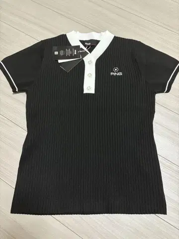 PING 여성용 립 셔츠 L 블랙