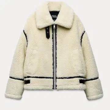 ZARA 무스탕 보아 자켓 XS