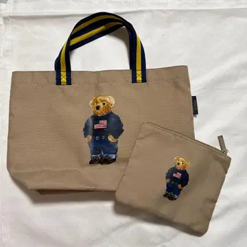 POLO 랄프 로렌 파우치 포함 토트백