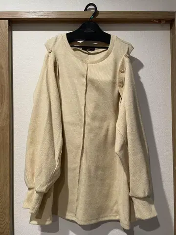 카스타네 슬릿 볼레로 SET 미니 원피스 아이보리