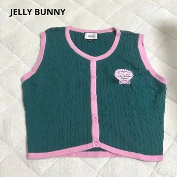 JELLYBUNNY 태국 상의 탱크탑 니트 코튼 100%