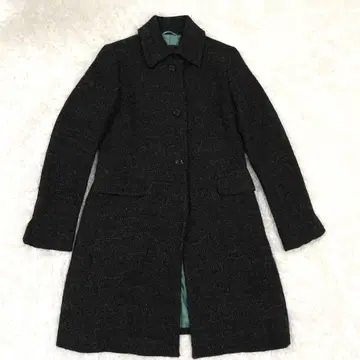 투모로우랜드 블랙 트위드 사이즈 36 울 혼방