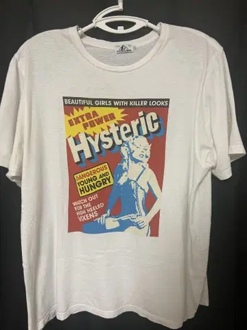 Hysteric glamor 그래픽 T셔츠