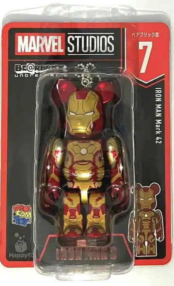 MARVEL 해피 복권 베어브릭상 7 아이언맨 마크42