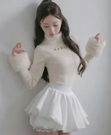 Darich 스무스 퍼 리브 니트탑 IVO