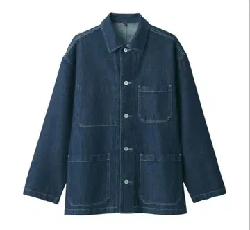 MUJI 나무 열매에서 만든 카포크 혼방 데님 커버올 M