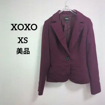 XOXO 버건디 테일러드 자켓 XS