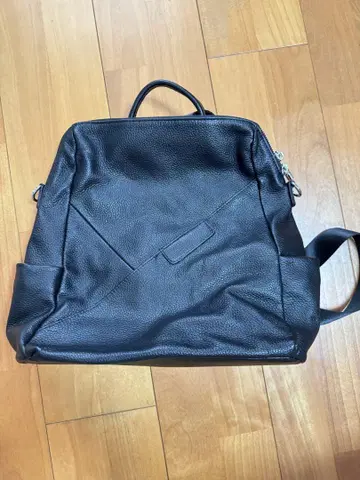 가죽 느낌 블랙 숄더백