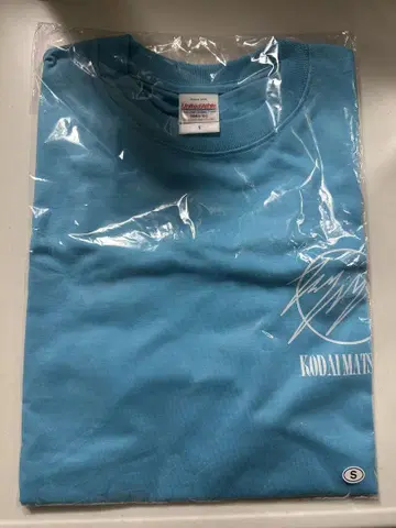 마츠우라 코다이 스카이블루 T셔츠 S사이즈