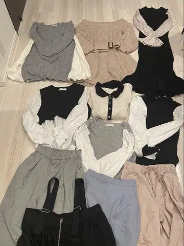 상태 겨울 의류 묶음 판매 11점 새상품 포함