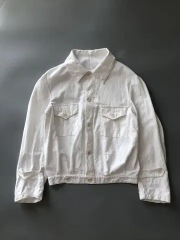 70's 이탈리아 해군 마린 자켓 화이트 vintage 레어 군용
