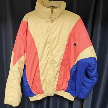 Kappa 바이컬러 점퍼 [ 핑크&블루 ] m 사이즈