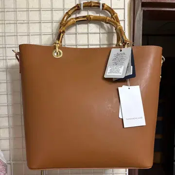 BEVINI 브라운 소가죽 숄더백