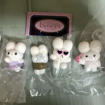 beco+81 피규어 마스코트 Vol.1 컴플리트 4종 세트
