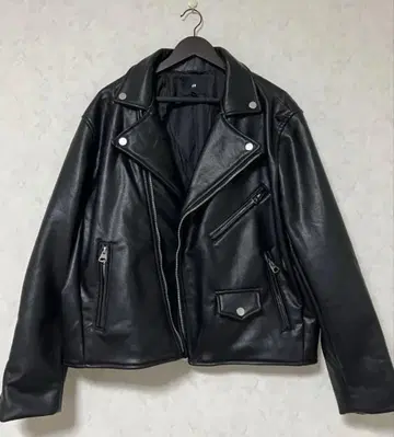 H&M 인조 가죽 더블 라이더스 Y2K