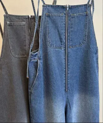 오버롤 데님 살로펫
