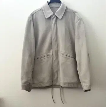ZARA 라이트 그레이 스웨이드 자켓
