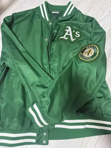Oakland Athletics 그린 자켓