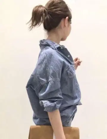 L'Appartement 라빠르망 데님 BIG 셔츠
