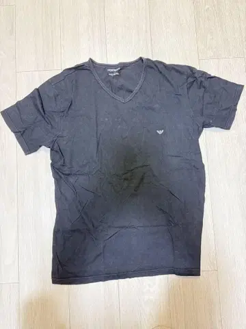 Emporio Armani V넥T셔츠 L 블랙