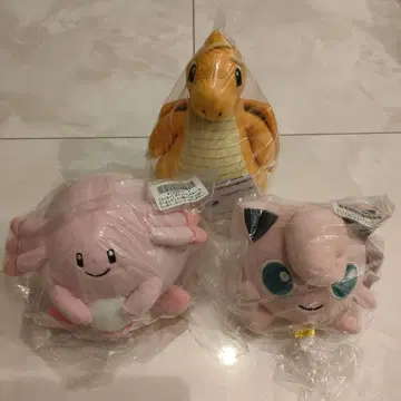 봉제 인형 본체 3개 세트