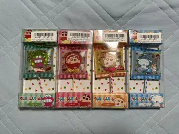 [레어] 짱구는 못말려(크레용 신짱) 캔디 마스코트 4개 세트