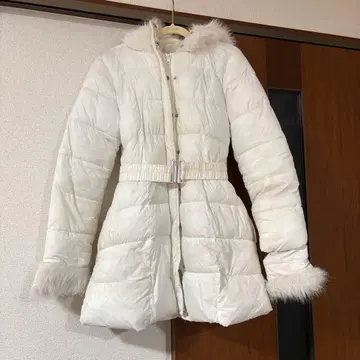 GRL 벨트 포함 퍼 A라인 다운 코트[kd79]