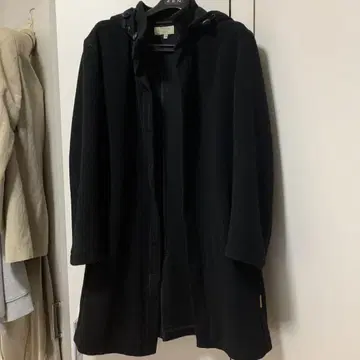 ARMANI JEANS 블랙 더플 코트