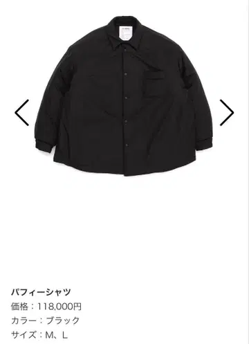 hed mayner/Graphpaper/퍼프 셔츠/20AW/L/별주